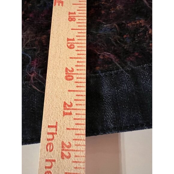 Vintage 90s Desigual sequin embroidered sweater jacket glam sz 38(M) denim - Picture 12 of 12